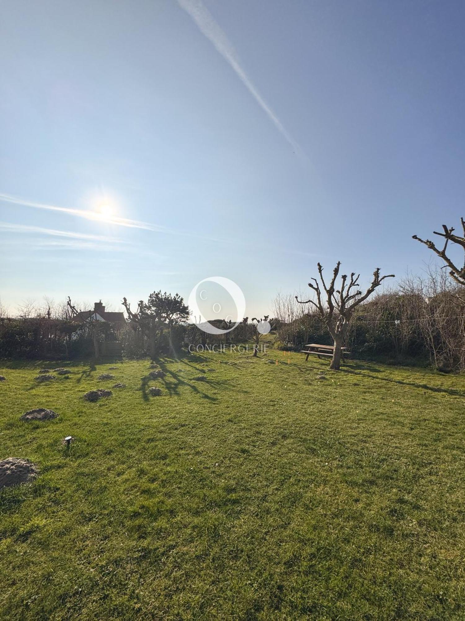 Coc - Villa Le Grand Terrain - Vue Mer Wissant Exterior foto