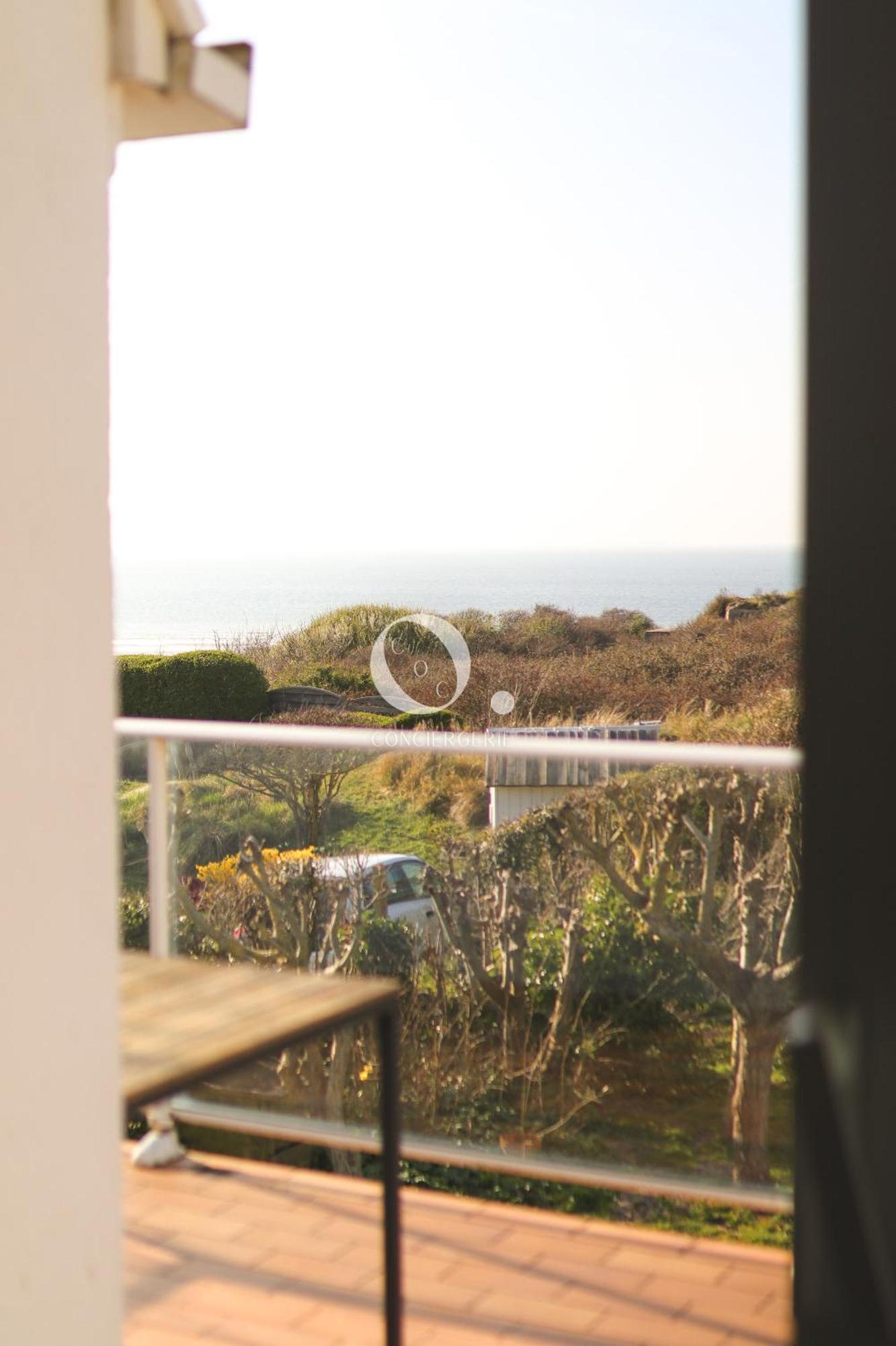 Coc - Villa Le Grand Terrain - Vue Mer Wissant Exterior foto