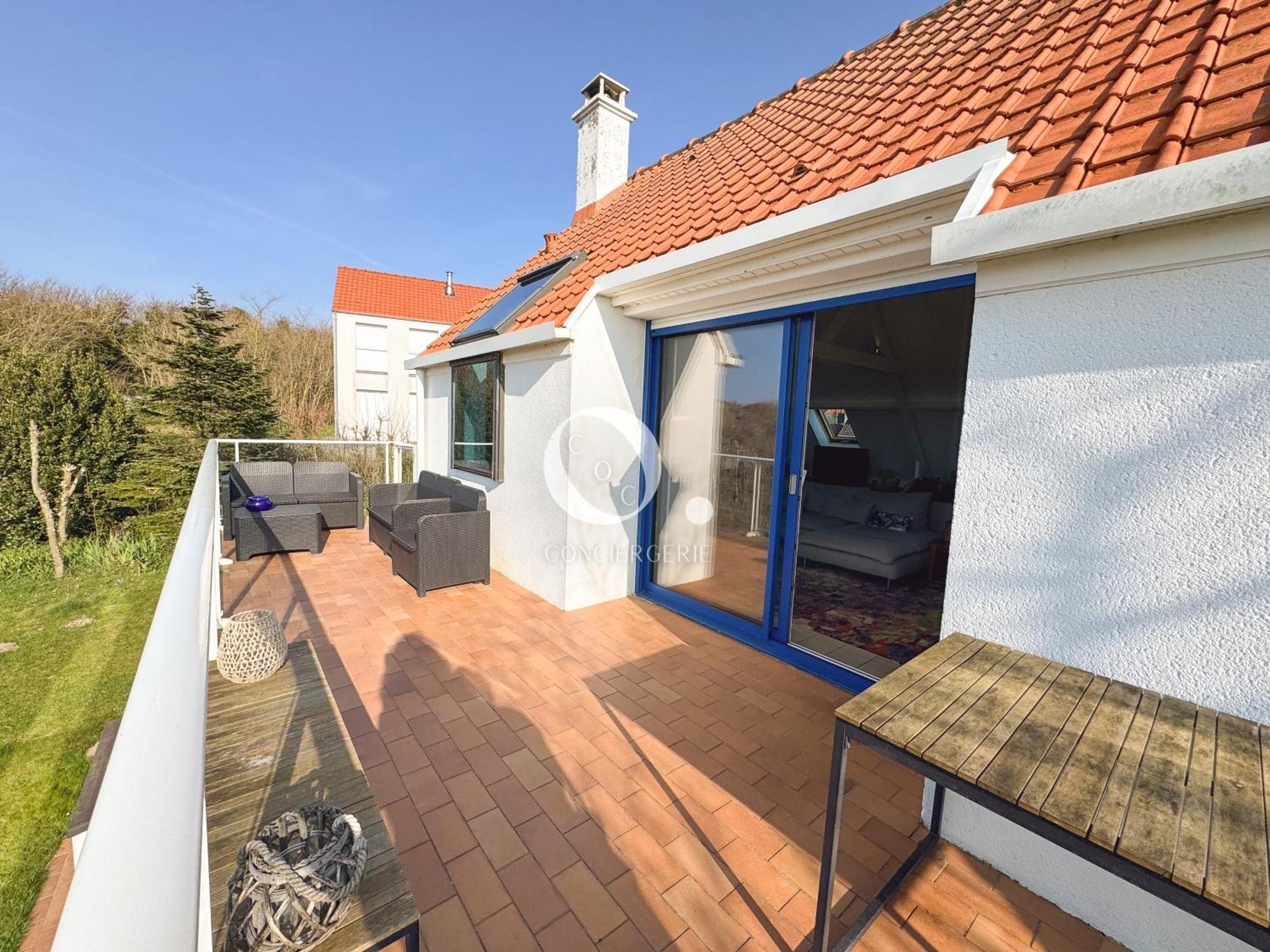 Coc - Villa Le Grand Terrain - Vue Mer Wissant Exterior foto