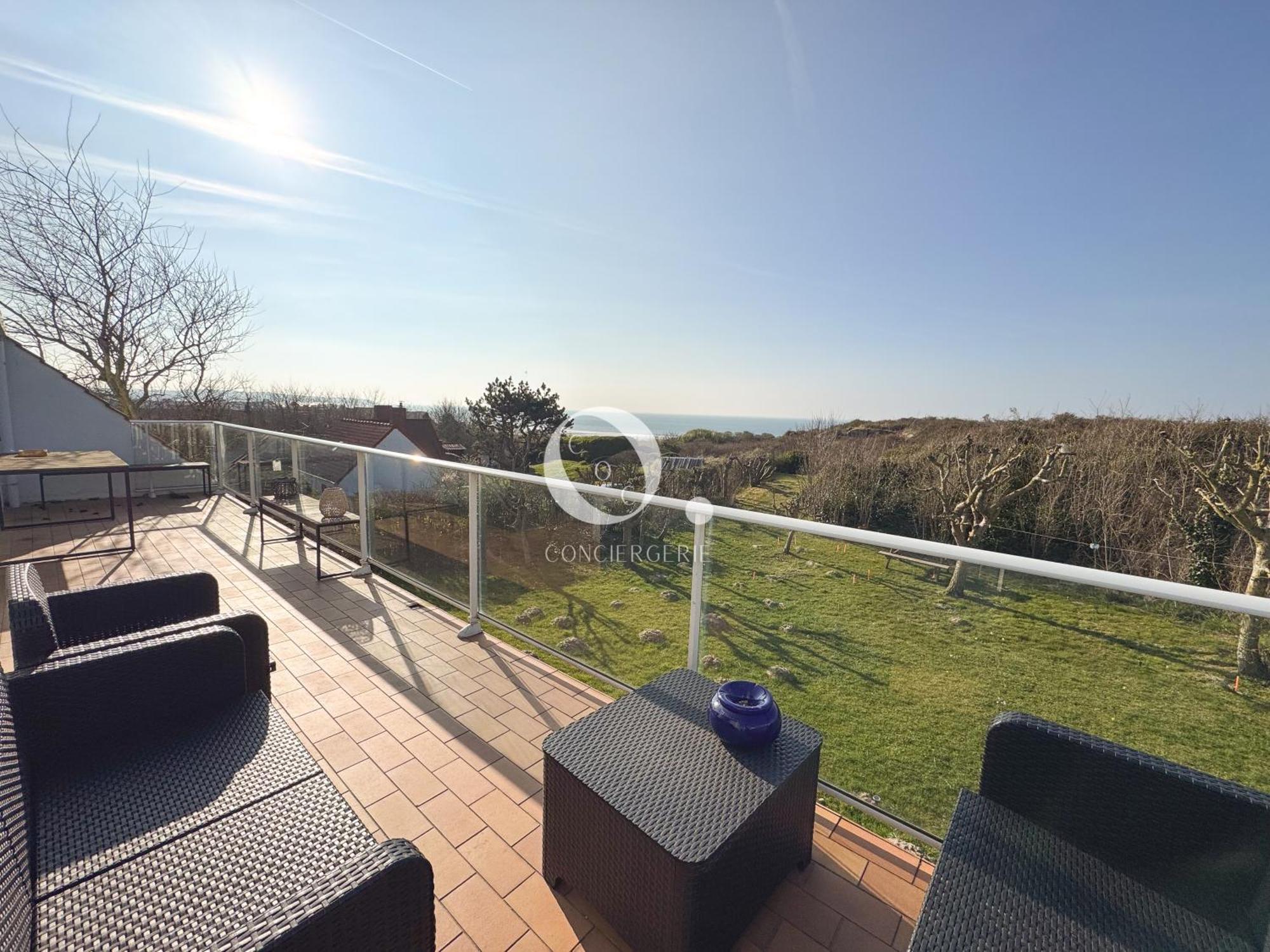 Coc - Villa Le Grand Terrain - Vue Mer Wissant Exterior foto