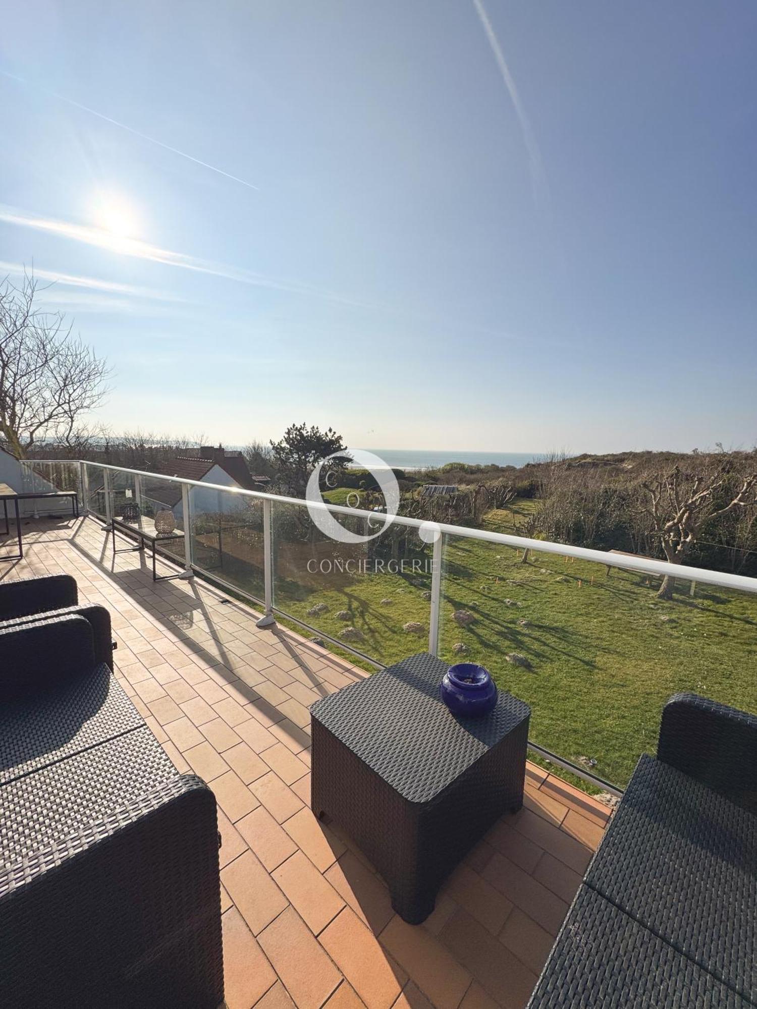 Coc - Villa Le Grand Terrain - Vue Mer Wissant Exterior foto